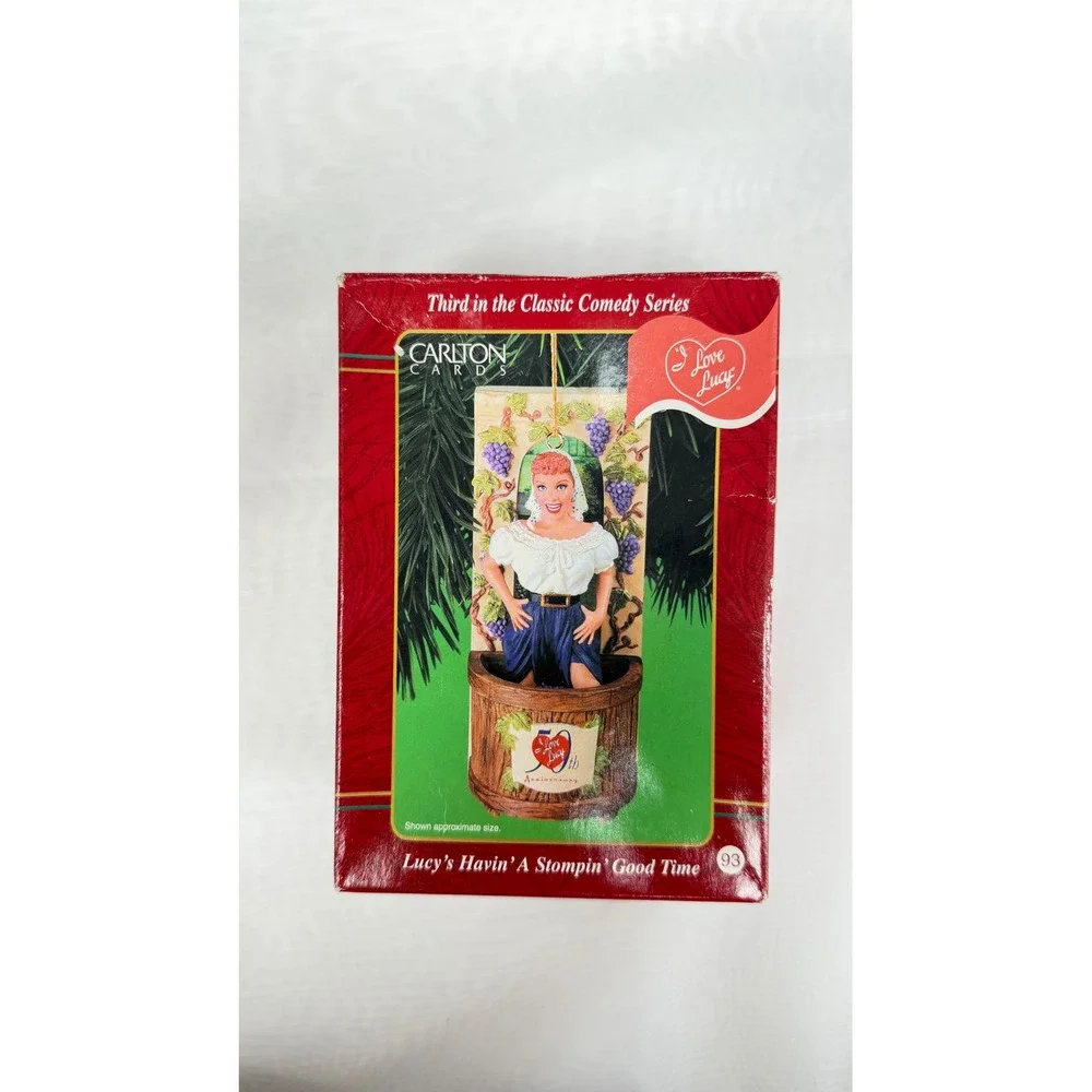 Carlton Cards I Love Lucy 50th Anniversary Ornament Grape Stomping CXOR-093P